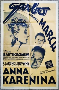 ANNA KARENINA 1935 Greta Garbo, Fredric March US 1-SHEET POSTER - Picture 1 of 1