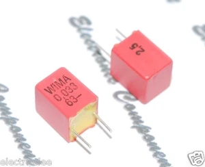 10pcs - WIMA FKP2 0.033uF (0,033µF) 63V 2.5% p:5mm Capacitor FKP2C023301L00HSSD - Picture 1 of 2
