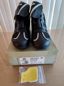 Zephwear Baseball Shoes / Spikes Size 6.5 Black White New With Box - Picture 1 of 24
