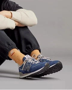 Scarpe Sneakers UOMO New Balance 574 Blu EVN - Zdjęcie 1 z 19