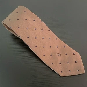 Vintage Christian Dior Silk Necktie Luxury Wedding Workwear Office Grandpacore - Picture 1 of 6