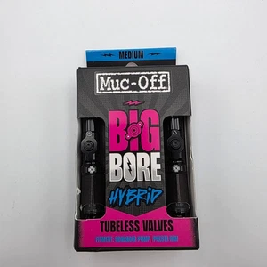 Muc-Off Big Bore Hybrid Tubeless Valve Stems - Medium - 35mm - Black 21146 - Picture 1 of 5