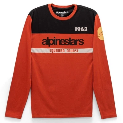 Camiseta Alpinestars Cross Up Premium Manga Larga - Coral Para Hombre Talla XL Foto 1 de 2