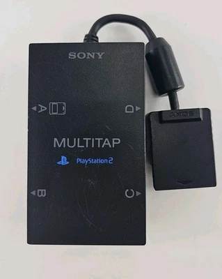 PS2 Multitap PlayStation SCPH 10090 Multiplayer Adapter Sony 4 Player - Image 1 of 4