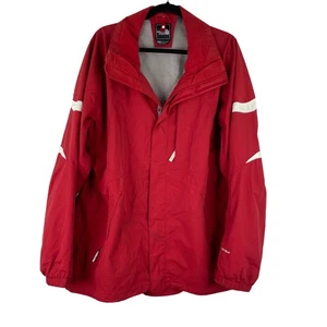 The North Face Hyvent Red Full Zip Men's Jacket Snowboard Men's XL - Picture 1 of 24