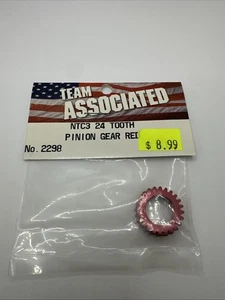 Team Associated NTC3 Pinion Gear, 24T, Red No.2298 - Picture 1 of 1
