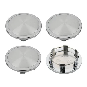 OD 76MM / ID 60MM Wheel Center Hub Caps Wheel Cover Cap No Logo Base Set Of 4 - Picture 1 of 12