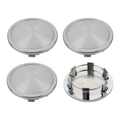 OD 76MM / ID 60MM Wheel Center Hub Caps Wheel Cover Cap No Logo Base Set Of 4 - Image 1 of 4