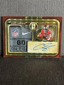 Chris Godwin 1/1 Auto Laundry Tag Nike One Of One 2022 Gold Standard Buccaneers - Picture 1 of 4