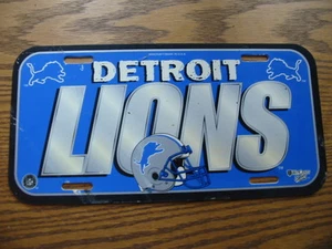 Detroit Lions License Plate - Picture 1 of 1