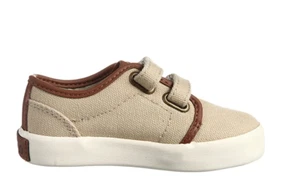 POLO RALPH LAUREN 990667T ETHAN LOW Inf`s (M) Khaki Canvas Lifestyle Shoes - Picture 1 of 7