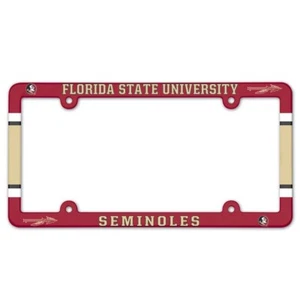 FLORIDA STATE SEMINOLES 6"x12" LICENSE PLATE FRAME NEW WINCRAFT 👨🎓 - Picture 1 of 1