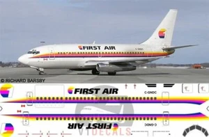V1 Decals Boeing 737-200 First Air for 1/144 Airfix Model Airplane Kit V1D0024 - Picture 1 of 8
