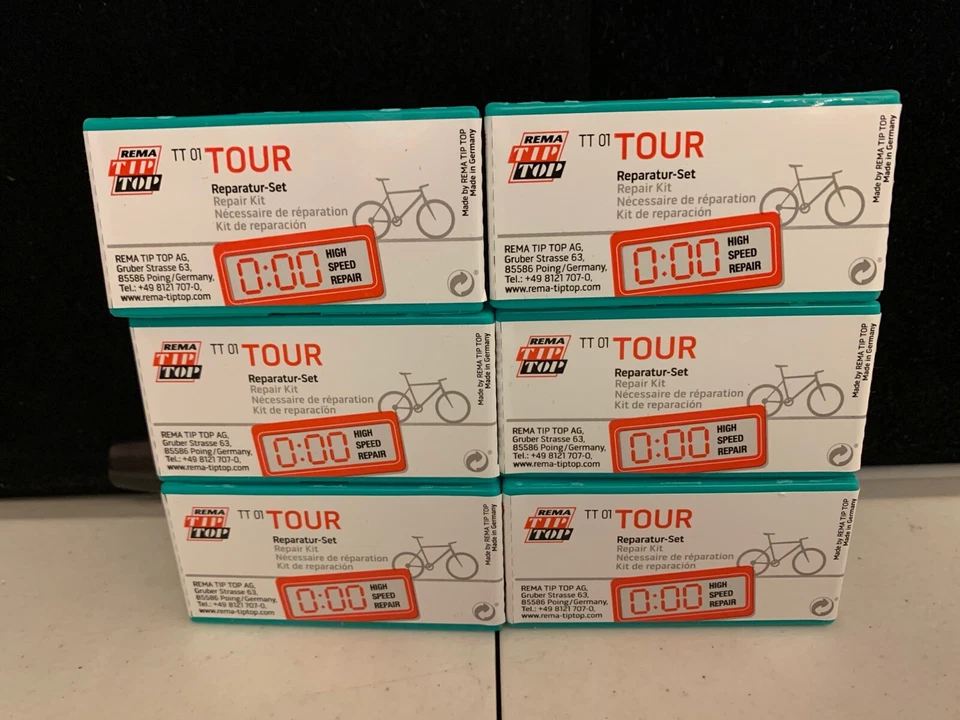 REMA Touring Bicycle Tube Patch Repair Kits TT01 - LOT OF 6 - Image 1 of 2