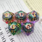 Role Playing Games Longan Dice Table Game Liquid Fluid Dices  TRPG DND