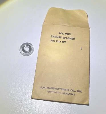 Fox 09 Thrust Washer / Prop Driver Fox 09 RC / Control Line Engine - New in Pack - Image 1 of 3