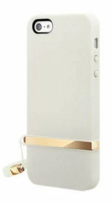 Funda rígida protectora SwitchEasy LANYARD para iPhone 5 - 5S, blanco crema Foto 1 de 4