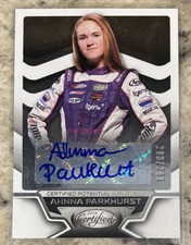 2016 PANINI CERTIFIED SILVER AHNNA PARKHURST AUTO AUTOGRAPH #’D 290/299