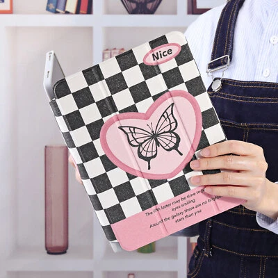 Fashion Folio Leather Clear Rotating 2in1 Stand Smart Case Cover For Apple iPad - Image 1 of 4