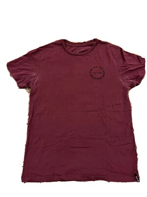 Men's Tavik+ Premium Basics Beach Culture Maroon T Shirt Size M - Image 1 of 4