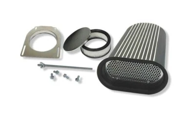 Черный ребристый капот с одним карбюратором Hillborn Style E40005BK - Изображение 1 из 3