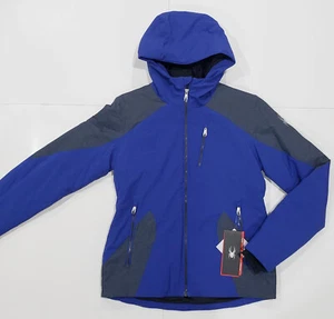 Nuevo con etiqueta NUEVO CON ETIQUETAS Mujer Spyder 3M Thinsulate Azul Brezo Capucha Chaqueta Avery S - Imagen 1 de 7