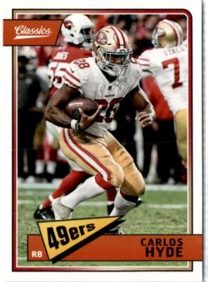Carlos Hyde San Francisco 49ers 2018 Panini Classics #84 - Image 1 of 2