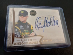 2011 Press Pass Fanfare Autographs Kenny Wallace Signature Auto 009/100 NASCAR - Picture 1 of 4
