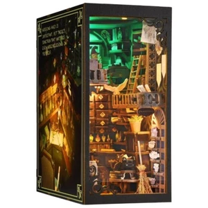 3D Wooden Puzzle Dollhouse Miniature House Kit - Complete Book Nook Kit Set - Picture 1 of 8