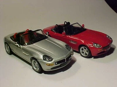 BARGAIN:批量 4 英寸宝马 Z8 可调式 DeAgostini & Solido 1/43 压铸完好散装 — 第 1/4 张图片