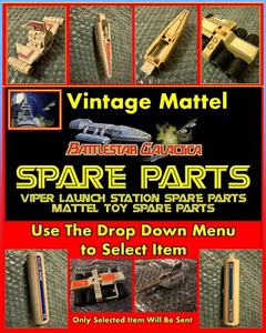 Vintage Mattel 1970s Battlestar Galactica Toy Spare Parts +More (Select Item) - Foto 1 di 69