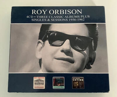 ROY ORBISON 4CD - 3 CLASSIC ALBUMS PLUS SINGLES & SESSIONS 1956-62 EX - Image 1 of 4
