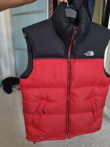 Puffer Jacket Red Waistcoats for Men 