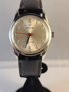 Vintage Enicar men's collector  watch, working smooth, 1140 cal. - Picture 1 of 12