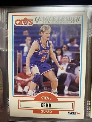Fleer Steve Kerr 1990 Foto 1 de 2