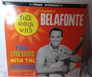 Folk Songs With Harry Belafonte And Calypso With The Islanders 1960 LP VG+/EX - Picture 1 of 4