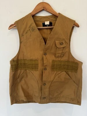 Vintage Blue Bill Bird Hunting Vest Shell Holder Canvas Size M 100% Cotton - Image 1 of 4