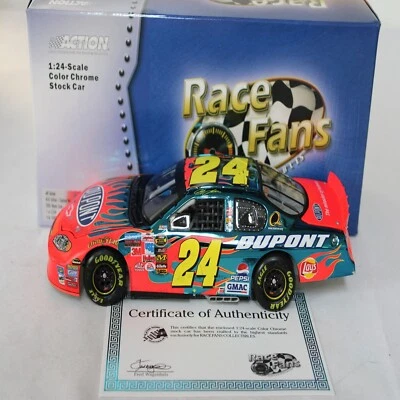Jeff Gordon 2005 color cromo #24 Daytona 500 Race Win Dupont Chevy ¡Mega raro! Foto 1 de 4