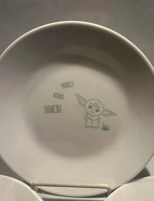 Corelle Star Wars 3 platos de postre Baby Yoda nuevos Foto 1 de 4