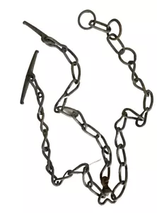 Schweinewenderkette Bauernhof Viehzucht Bauern Werkzeug Bergung rustikal primitiv - Bild 1 von 7