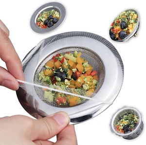 250 PCS Kitchen Disposable Mesh Sink Strainer Bags for Food Waste Collection - Picture 1 of 12