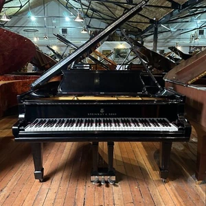 1905 Steinway & Sons Model O Grand Piano Black Gloss |Pre-Owned|SHERWOOD PHOENIX - Picture 1 of 18