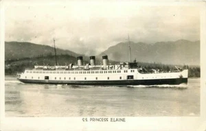 Steamship Canada 1947 SS Princess Elaine RPPC Photo Postcard 21-7593 - Picture 1 of 2