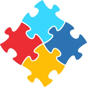 Autism Awareness Puzzle Piece Vinyl Decal Sticker Car Truck SUV Laptop Set of 2 - Foto 1 di 2