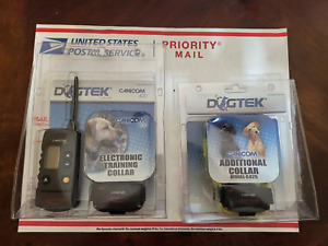 Dogtek Electronic Training Collar with Extra Collar, 550 Yd Range, Waterproof