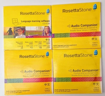 Rosetta Stone Chinese (Mandarin)  Vers 3. Levels 1, 2 and 3 - CD ROM+ Audio  CD - Image 1 of 4