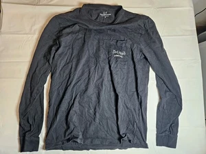 Vineyard Vines Shirt Men Small Black Long Sleeve Tee Dark Nights Park Halloween - Picture 1 of 4