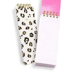 Leopardenmuster Hardcover Spiral Notizbuch 300 Seiten kompakter Flip Notizblock - Bild 1 von 4