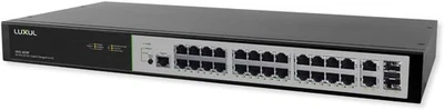 Luxul XMS-2624P 26-Port/24 PoE Rack Mountable Ethernet Switch Managed Switch - Image 1 of 4