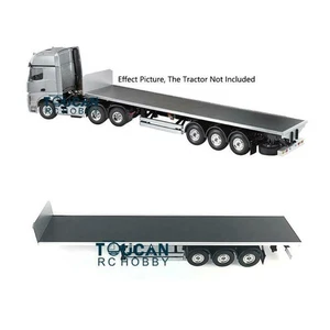 Flash Sale TOUCANRC 1/14 Chassis Flatbed Semi Trailer KIT For TAMIYA Truck - Picture 1 of 6